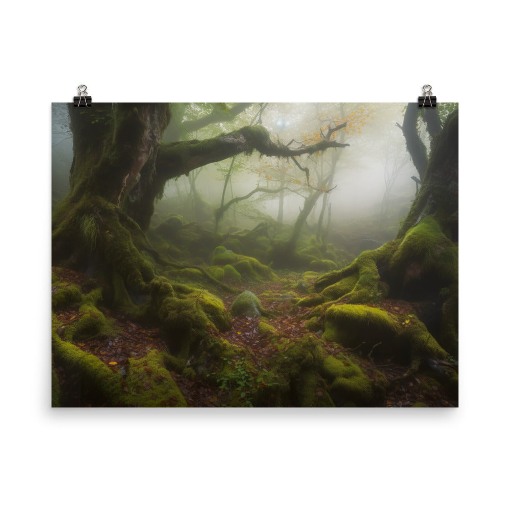 The Enchanting Forest photo paper poster - Posterfy.AI