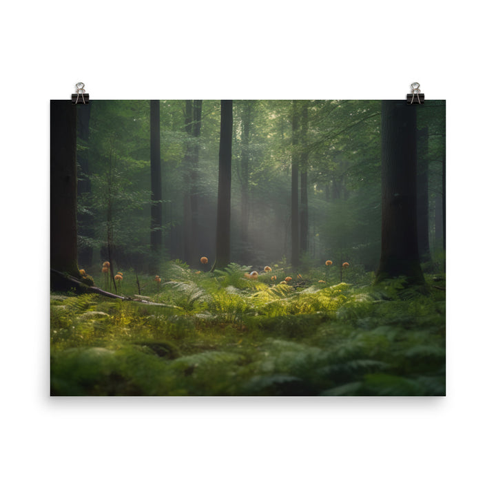 The Enchanting Forest photo paper poster - Posterfy.AI