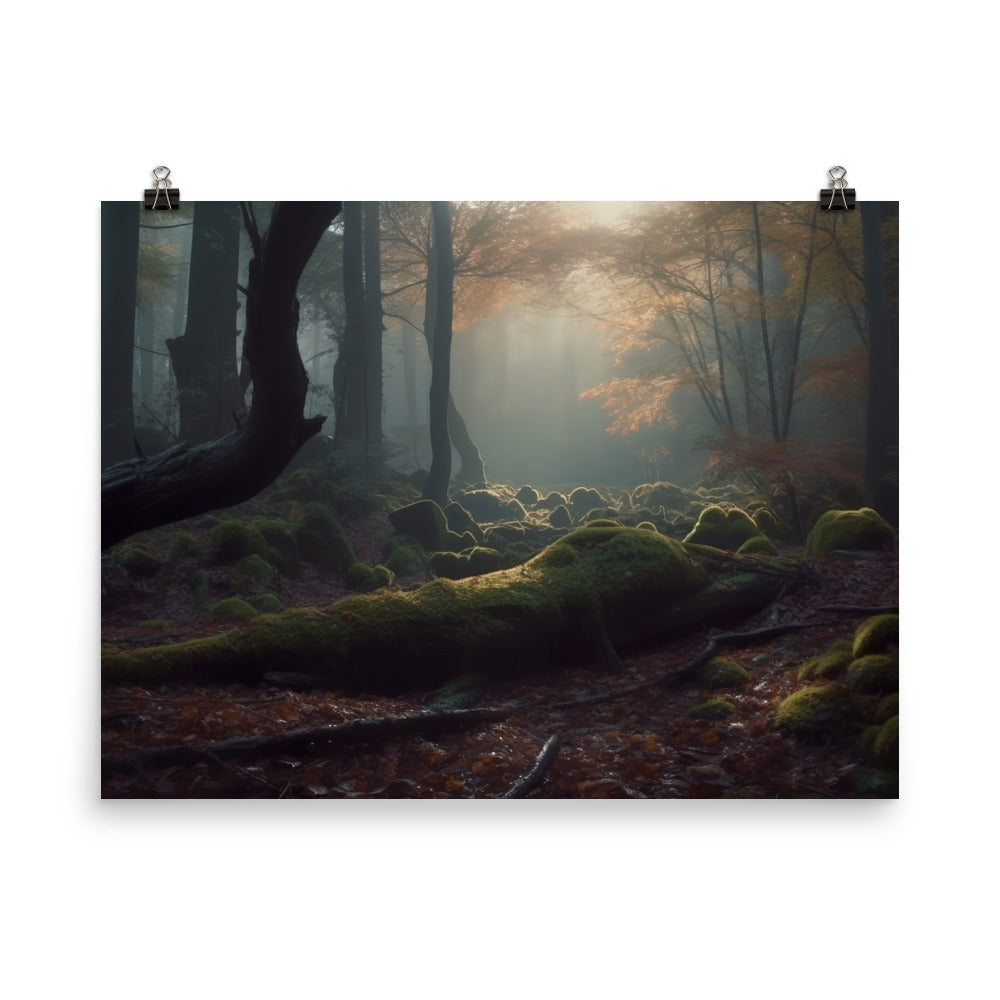 The Enchanting Forest photo paper poster - Posterfy.AI