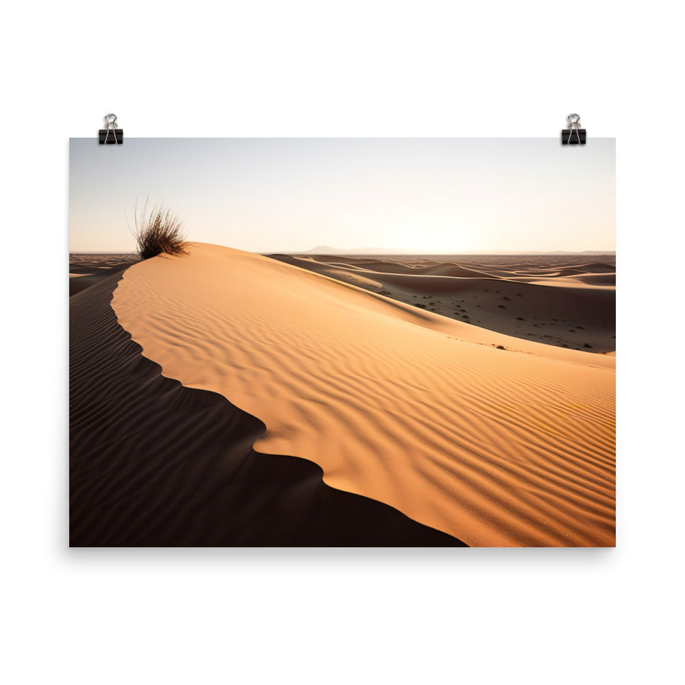 The Desert Dunes photo paper poster - Posterfy.AI