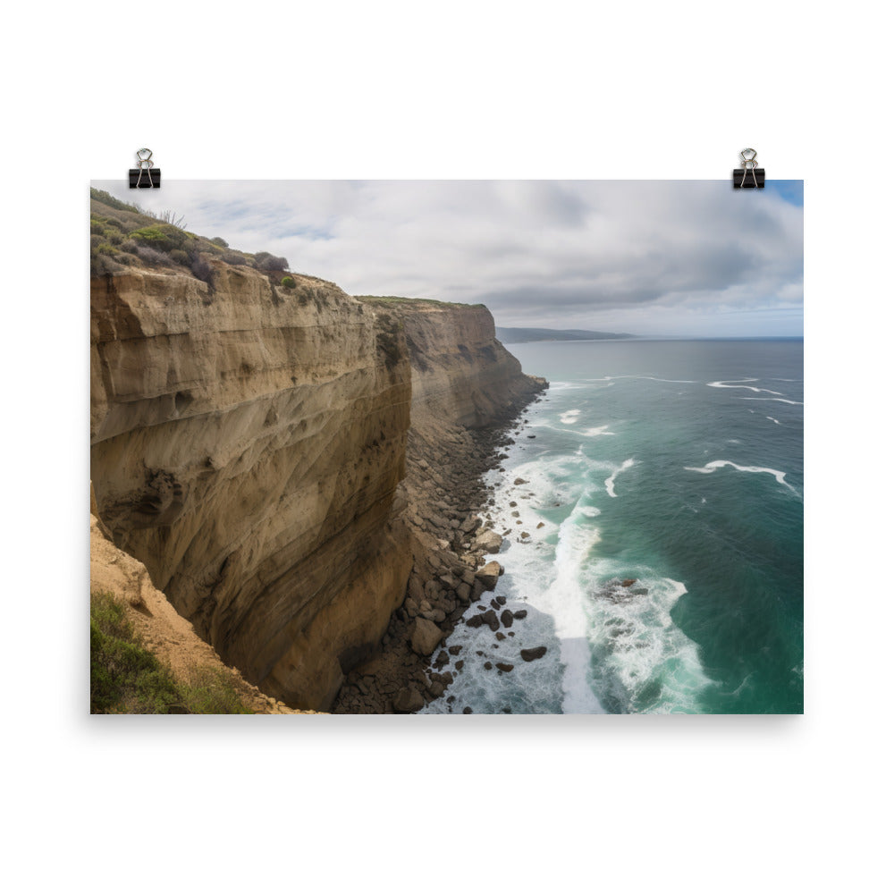 The Coastal Cliffs photo paper poster - Posterfy.AI