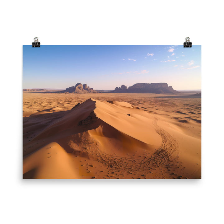 Breathtaking Desert Vistas photo paper poster - Posterfy.AI