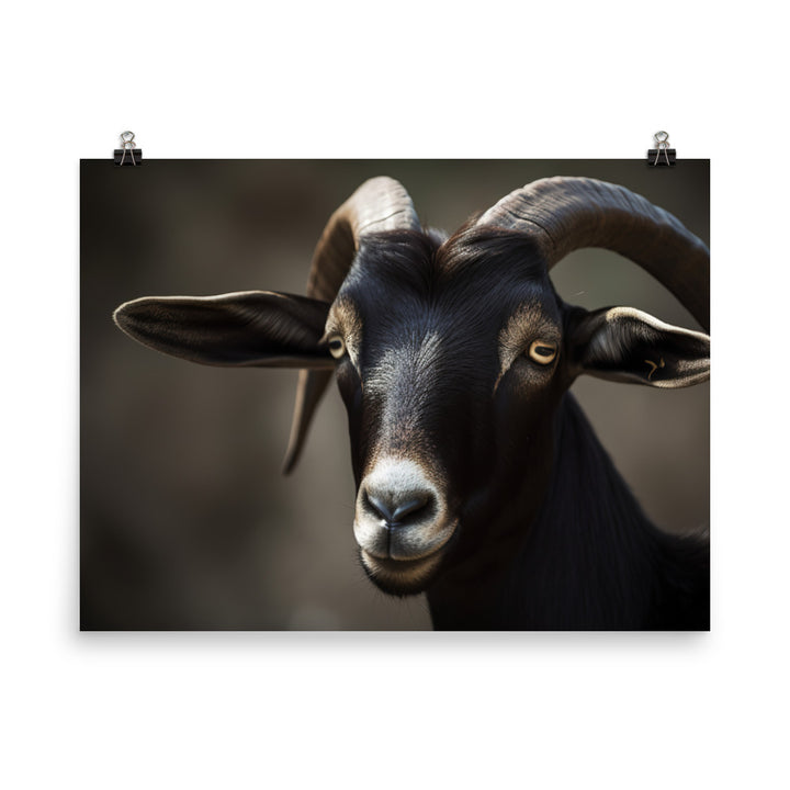 The Beauty of Nubian Goat photo paper poster - Posterfy.AI