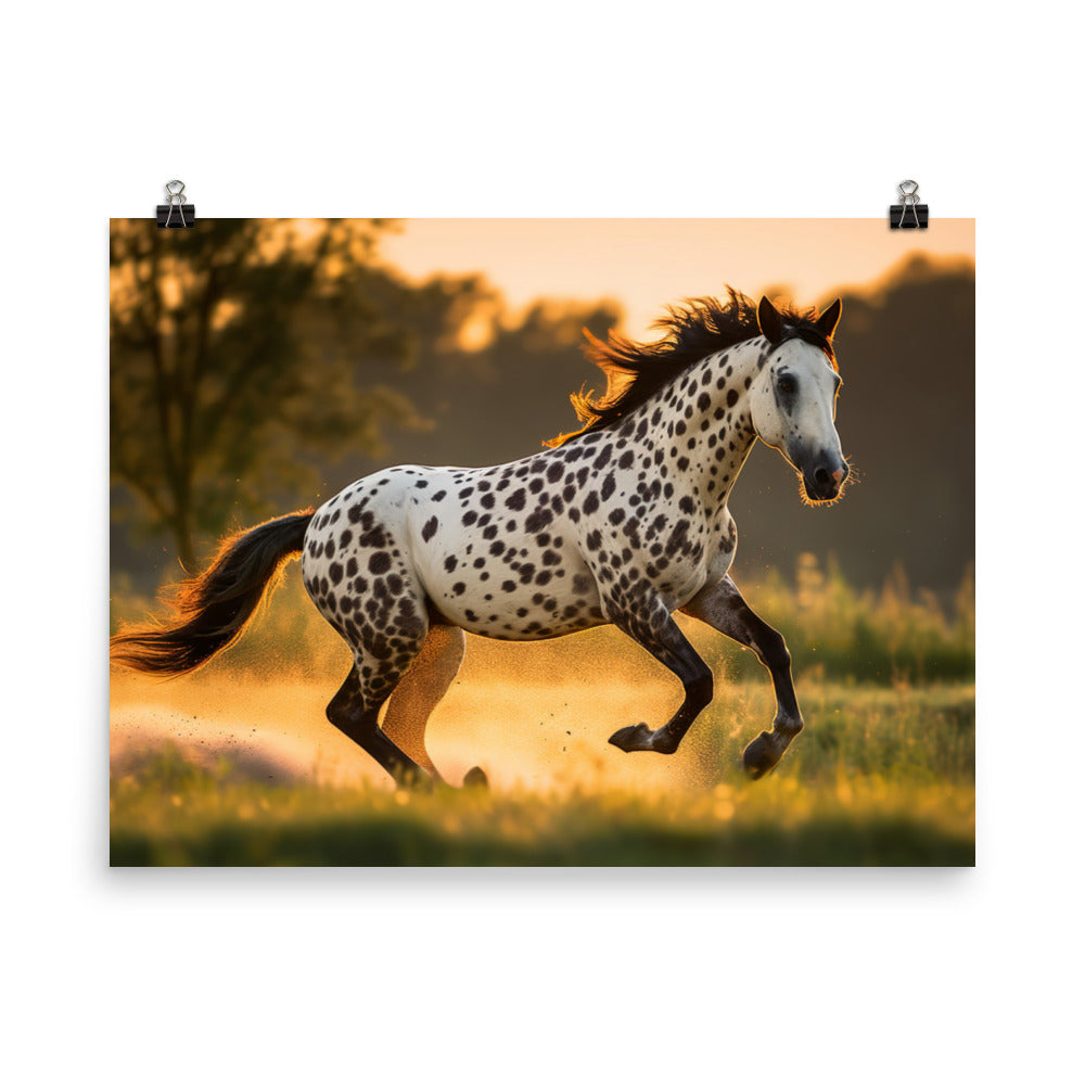 Gorgeous Appaloosa Stallion photo paper poster - Posterfy.AI
