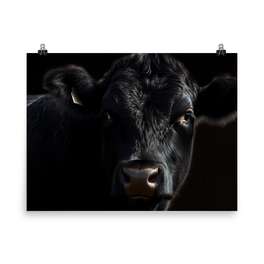 Black beauty Angus photo paper poster - Posterfy.AI