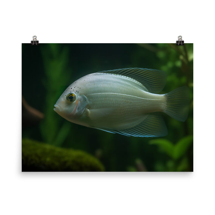 Pearl Gourami Underwater Oasis photo paper poster - Posterfy.AI