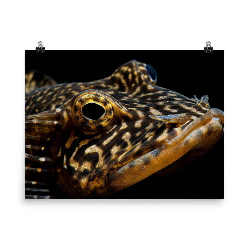 Bristlenose Pleco in its Glory photo paper poster - Posterfy.AI