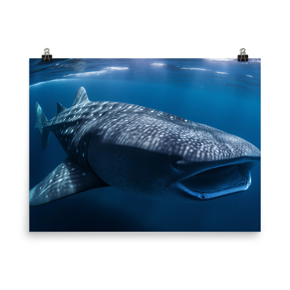 Witness the Majesty of the Worlds Largest Fish Photo paper poster - Posterfy.AI