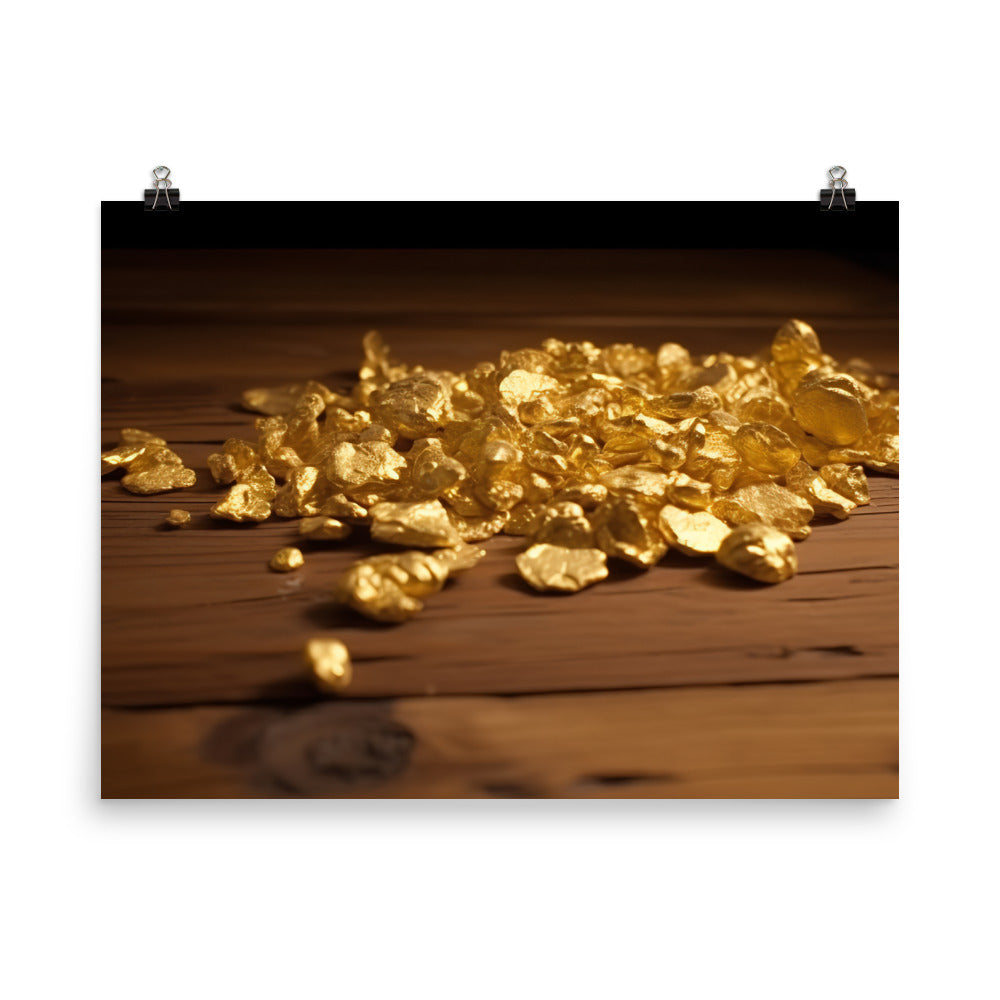 Gold Rush photo paper poster - Posterfy.AI