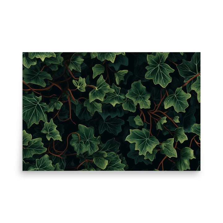 Ivy Pattern photo paper poster - Posterfy.AI