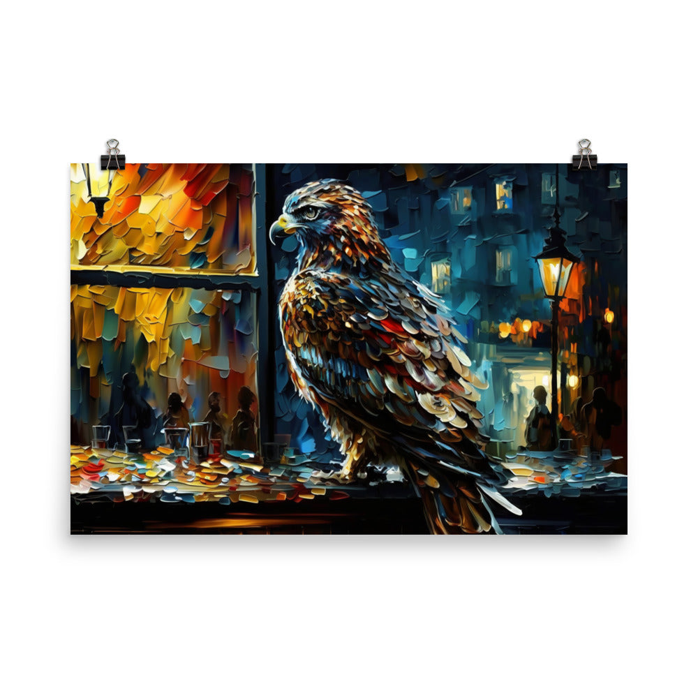 Nighthawks photo paper poster - Posterfy.AI