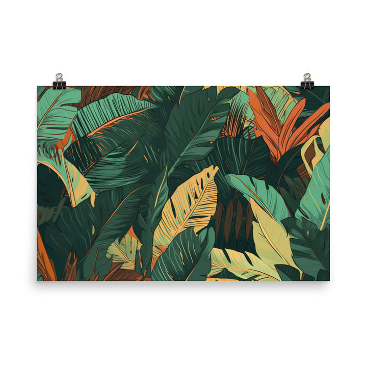 Tropical Pattern photo paper poster - Posterfy.AI