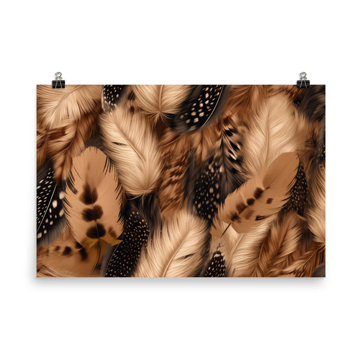 Fur Pattern photo paper poster - Posterfy.AI