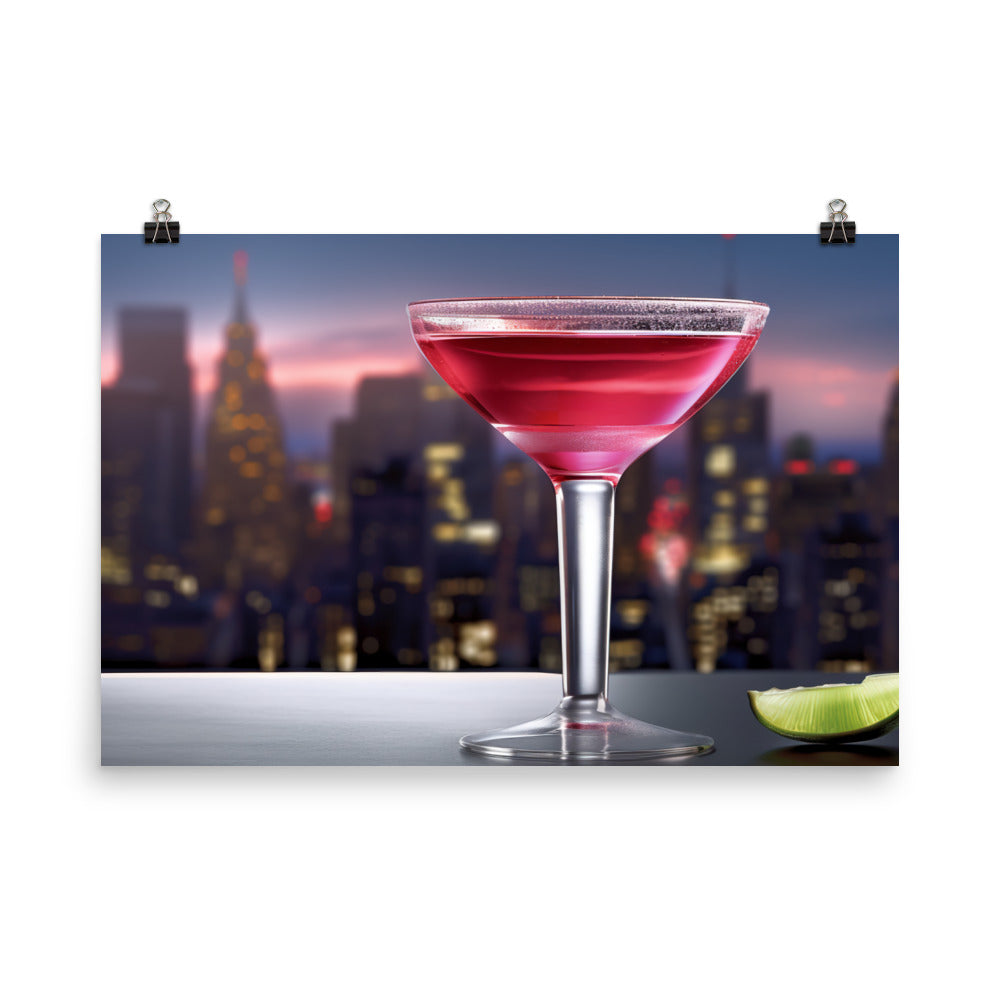 Cosmopolitan Chic photo paper poster - Posterfy.AI