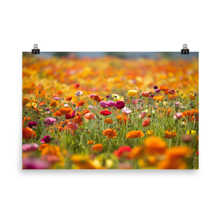 Flower Power photo paper poster - Posterfy.AI