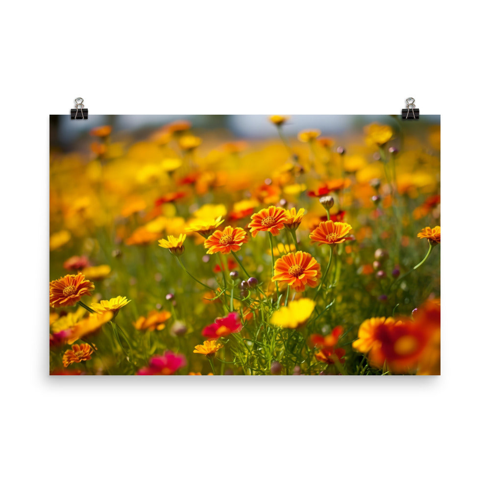 Flower Power photo paper poster - Posterfy.AI