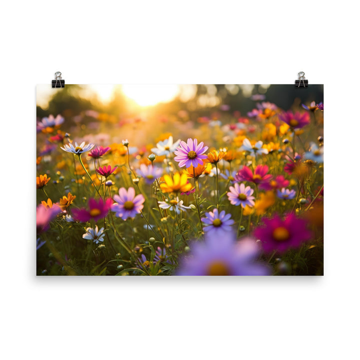 Flower Power photo paper poster - Posterfy.AI