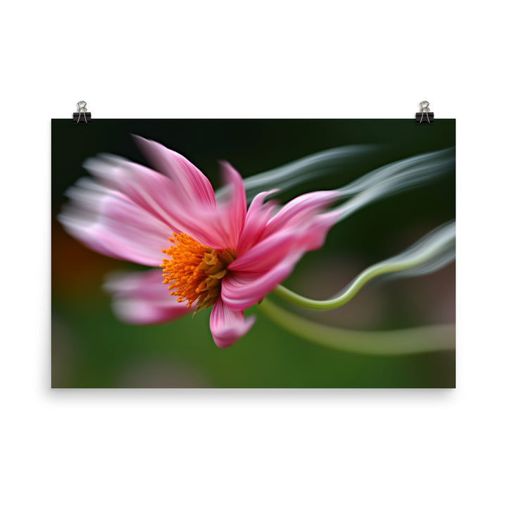 Petals in Motion photo paper poster - Posterfy.AI