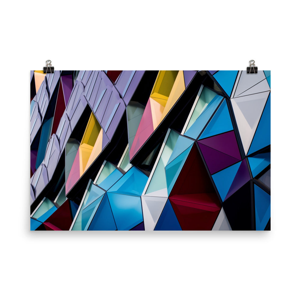 Geometric Abstractions photo paper poster - Posterfy.AI