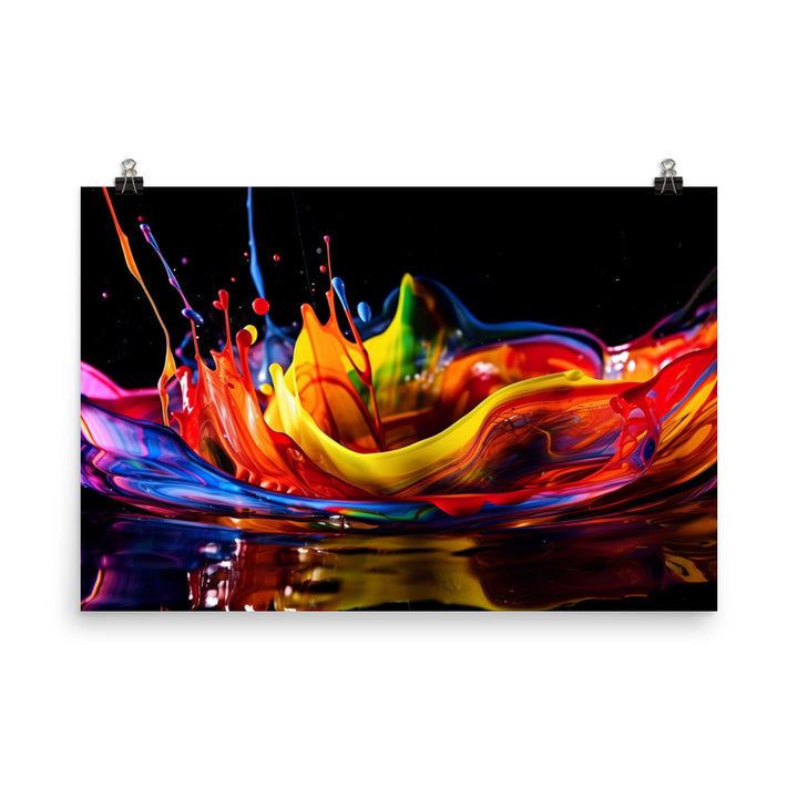 Fluid Dynamics photo paper poster - Posterfy.AI