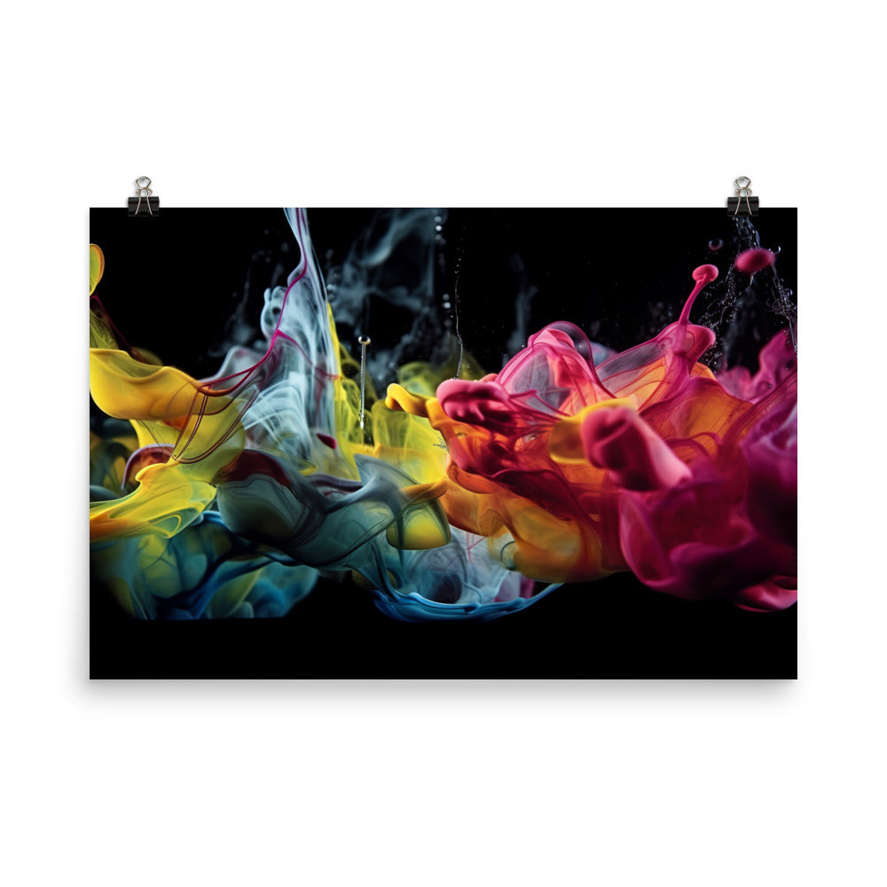 Fluid Dynamics photo paper poster - Posterfy.AI