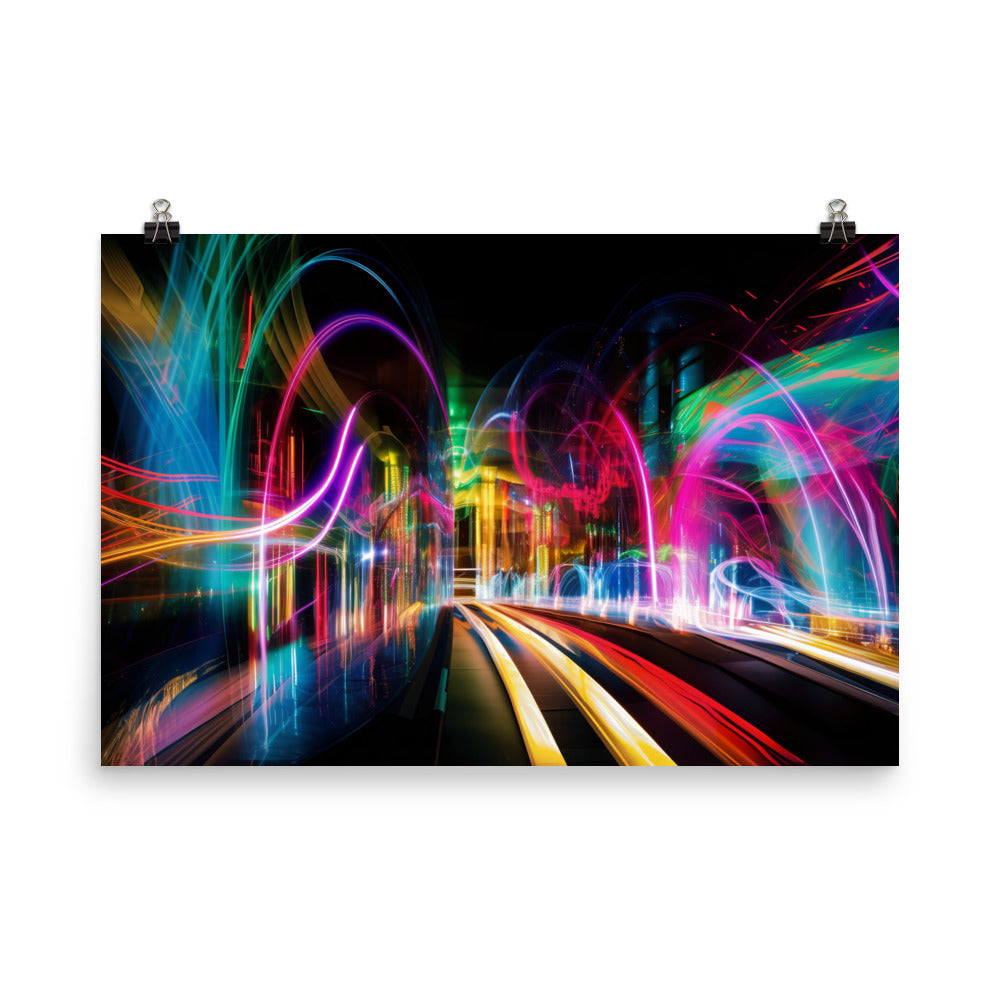 Ethereal Light Show photo paper poster - Posterfy.AI