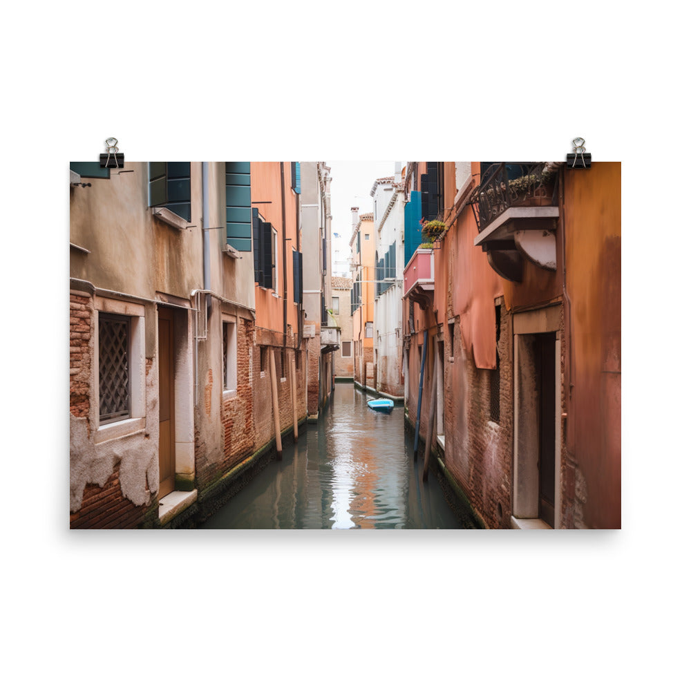 Lost in Venice photo paper poster - Posterfy.AI