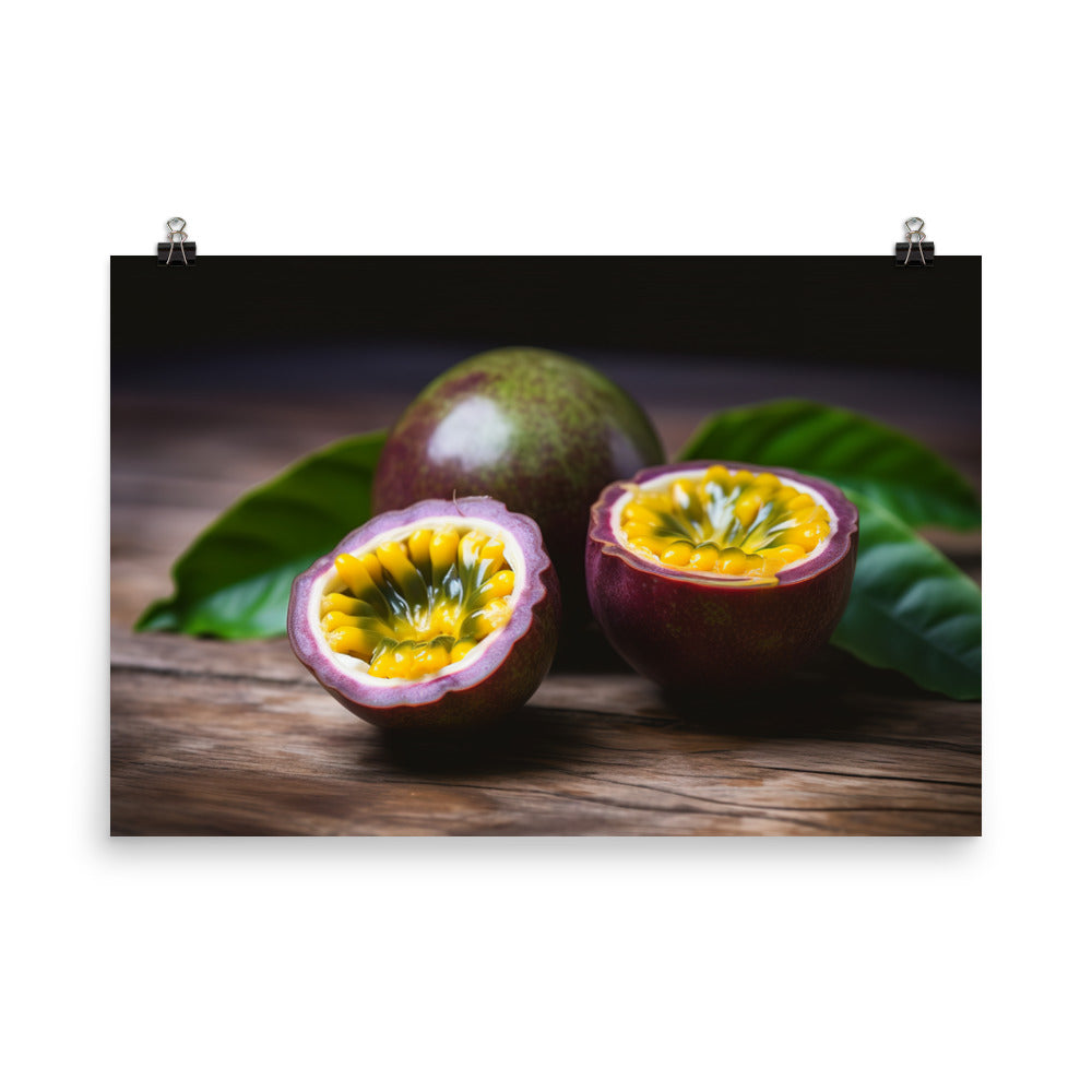 Passionfruit photo paper poster - Posterfy.AI