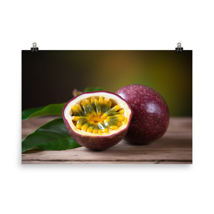 Passionfruit photo paper poster - Posterfy.AI