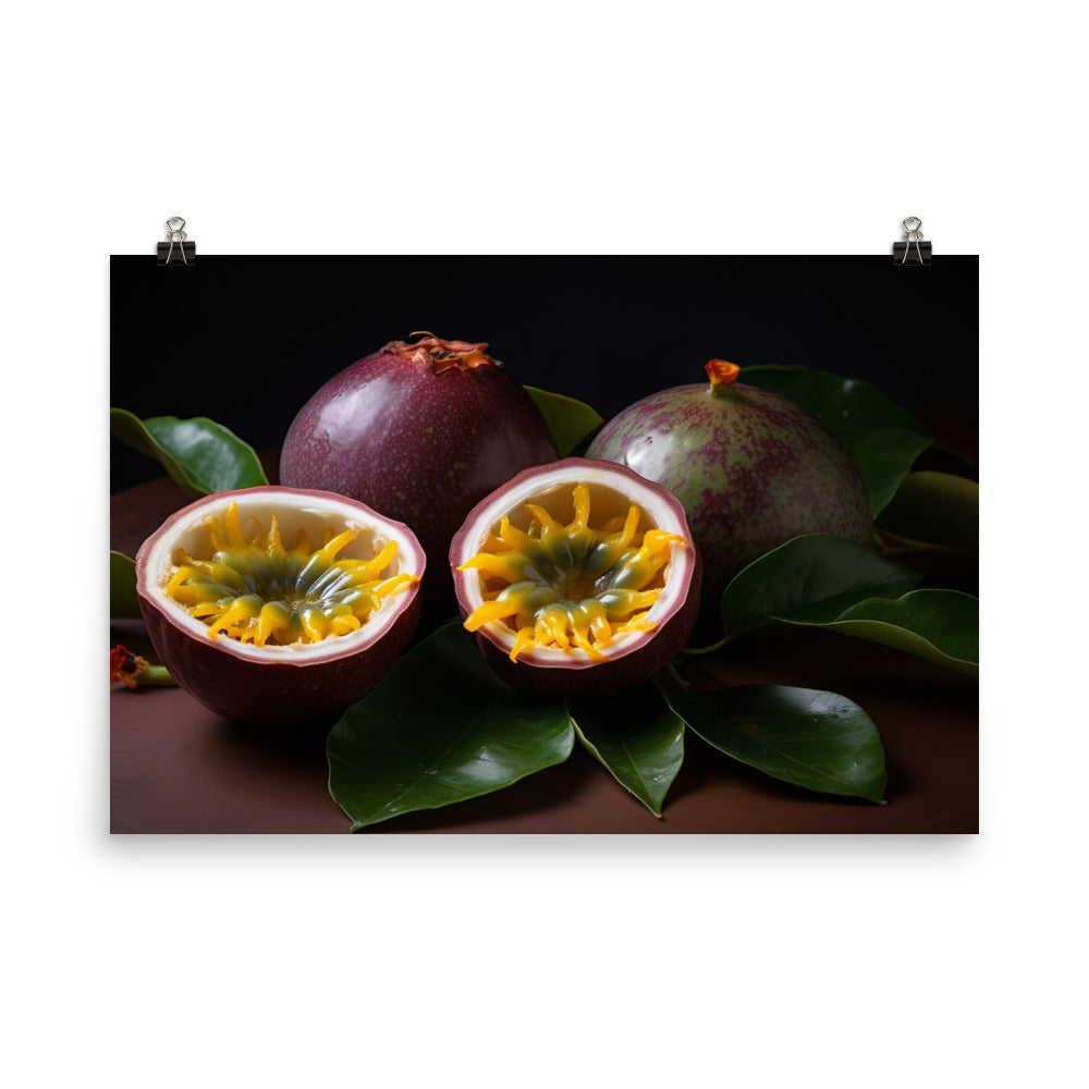 Passionfruit Perfection photo paper poster - Posterfy.AI