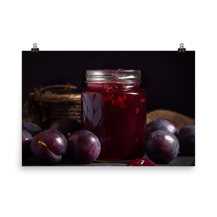 Plum Jam photo paper poster - Posterfy.AI