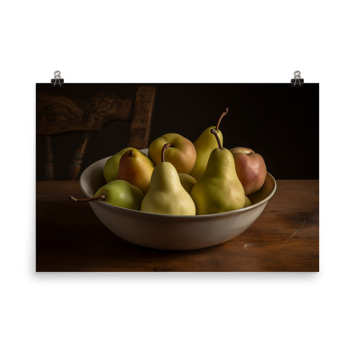 Bartlett Pears photo paper poster - Posterfy.AI