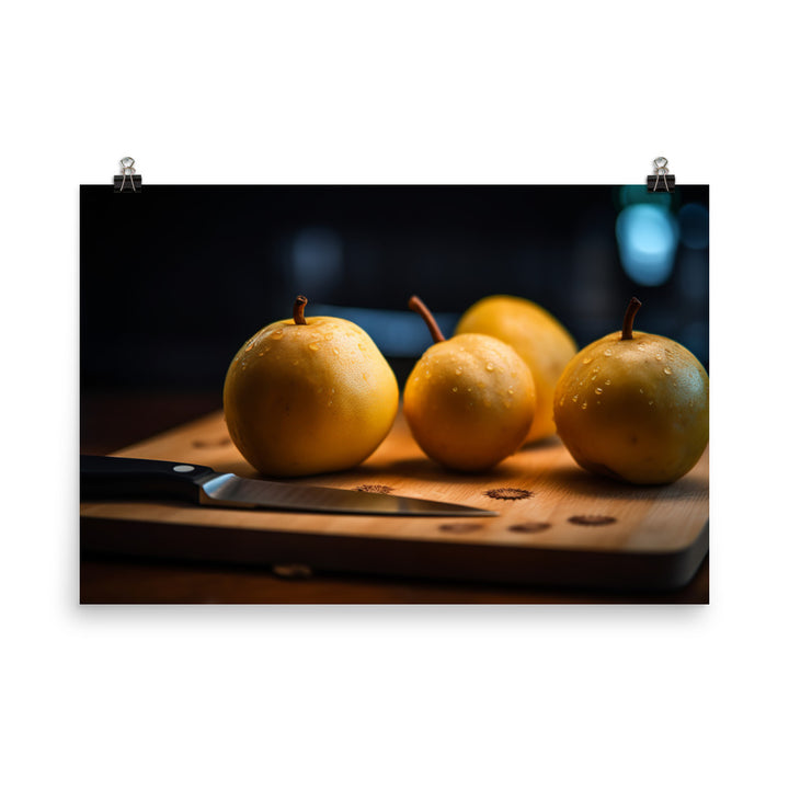 Asian Pears photo paper poster - Posterfy.AI