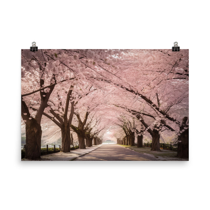 Cherry Blossom Dreams photo paper poster - Posterfy.AI