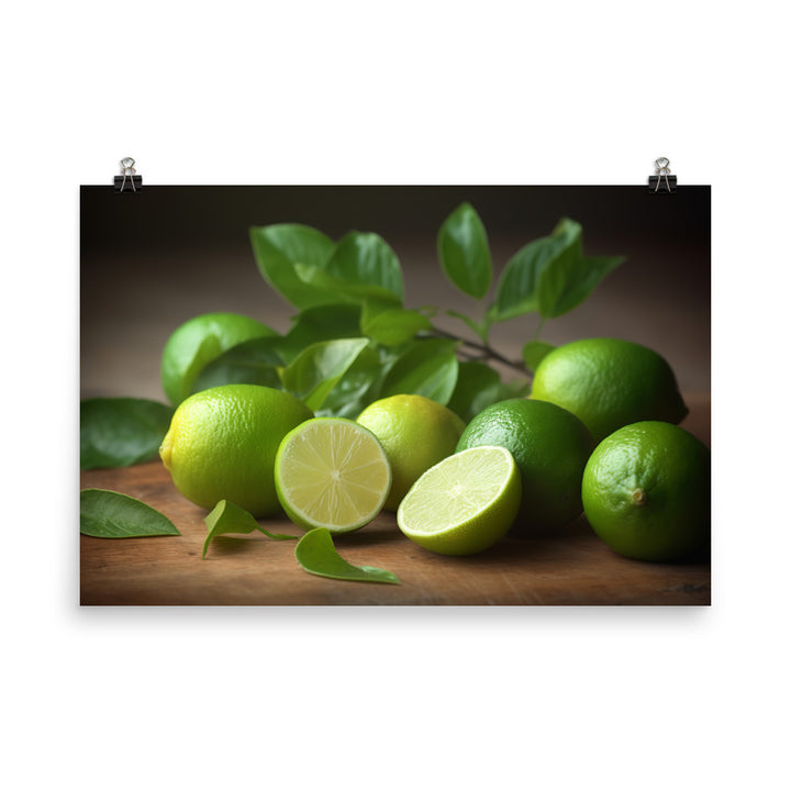 Lime and Mint photo paper poster - Posterfy.AI