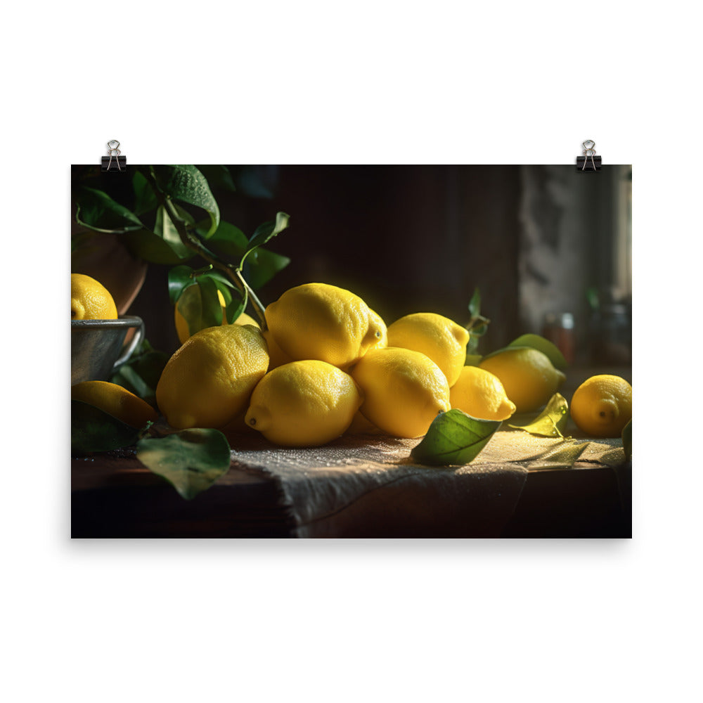 Sunny Citrus photo paper poster - Posterfy.AI