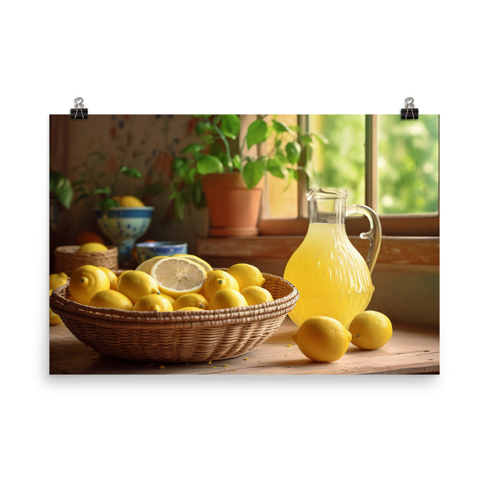 Lemonade Stand photo paper poster - Posterfy.AI