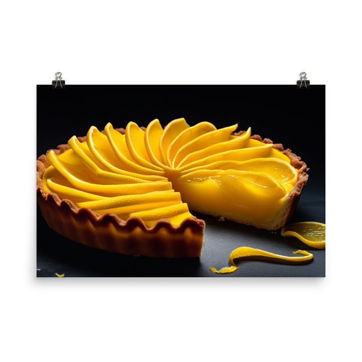 Lemon Tart photo paper poster - Posterfy.AI