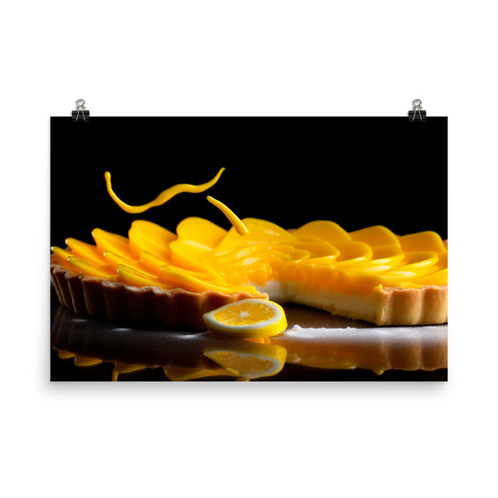 Lemon Tart photo paper poster - Posterfy.AI