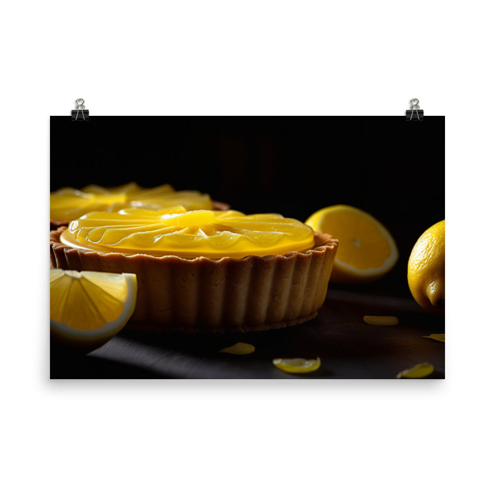 Lemon Tart photo paper poster - Posterfy.AI