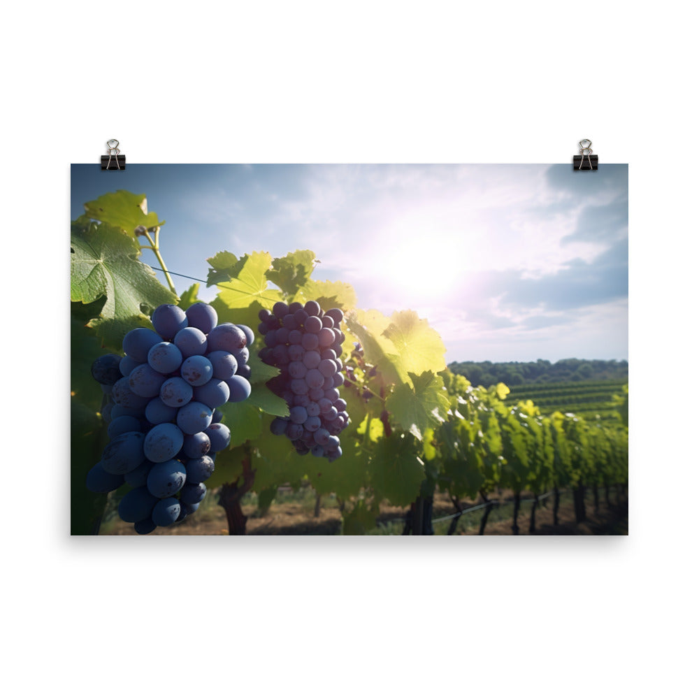 Vineyard Beauty photo paper poster - Posterfy.AI