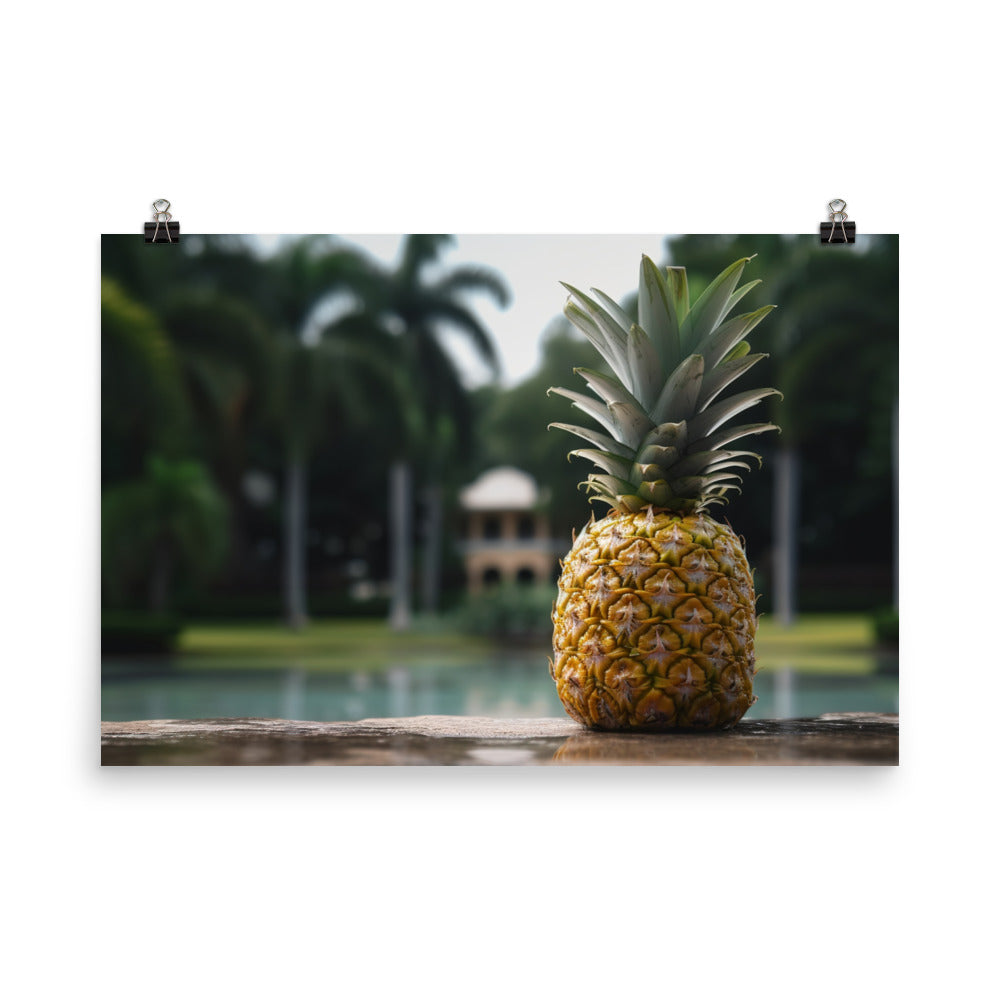 Pineapple photo paper poster - Posterfy.AI