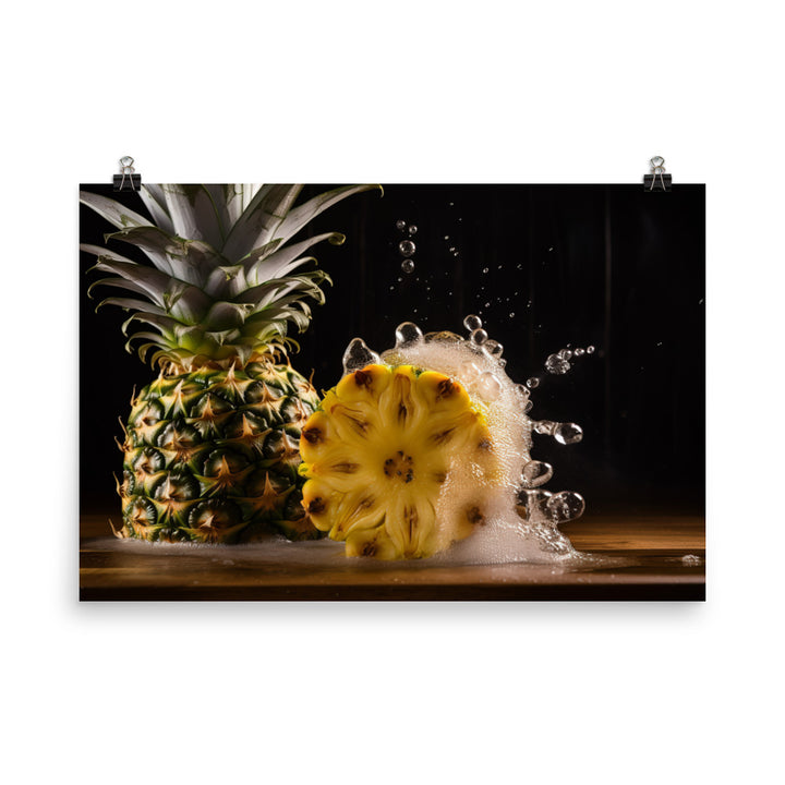 Pineapple photo paper poster - Posterfy.AI