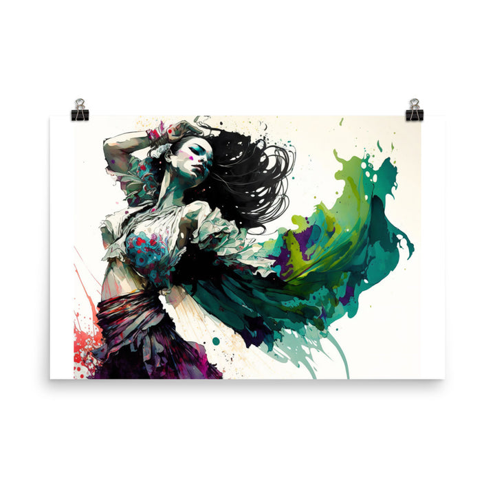 Flamenco Dancer photo paper poster - Posterfy.AI