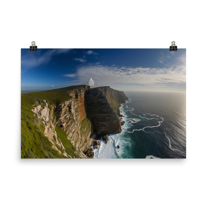 The Dramatic Beauty of Cape Point photo paper poster - Posterfy.AI