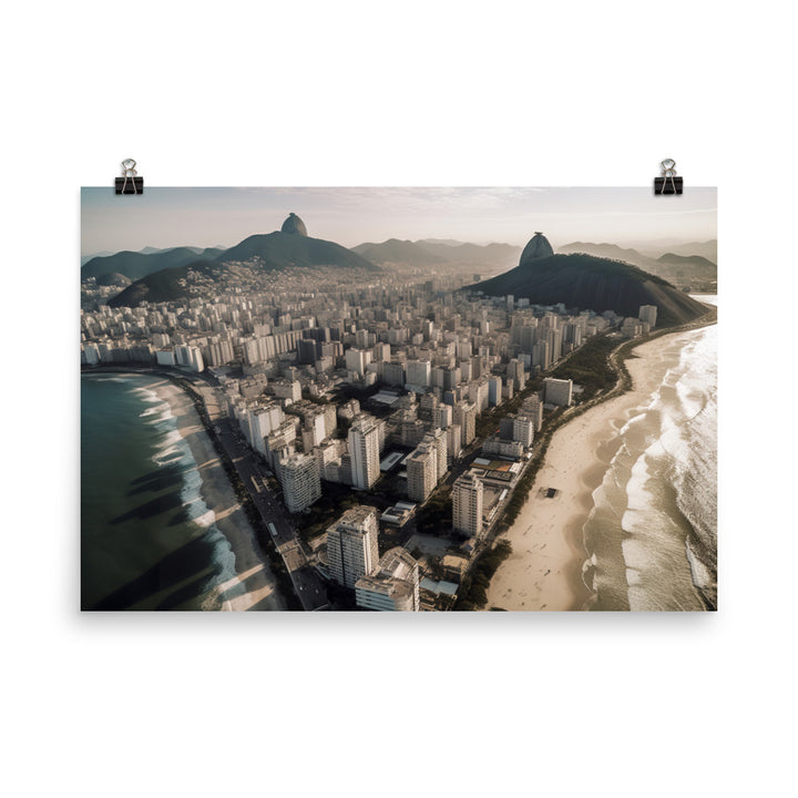 Aerial View of Rio photo paper poster - Posterfy.AI