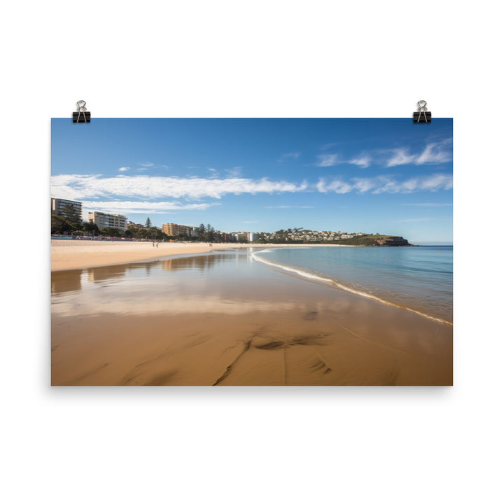 Manly Beach photo paper poster - Posterfy.AI