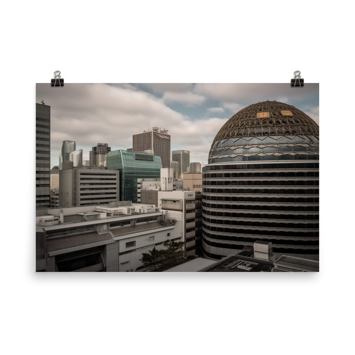 The Modern and Traditional Sides of Tokyo photo paper poster - Posterfy.AI