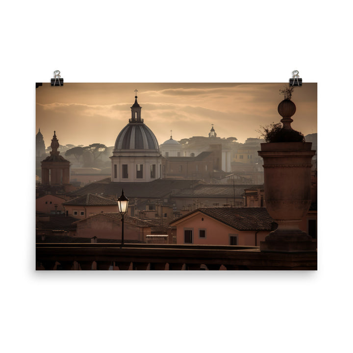 Discover the Beauty of Rome photo paper poster - Posterfy.AI