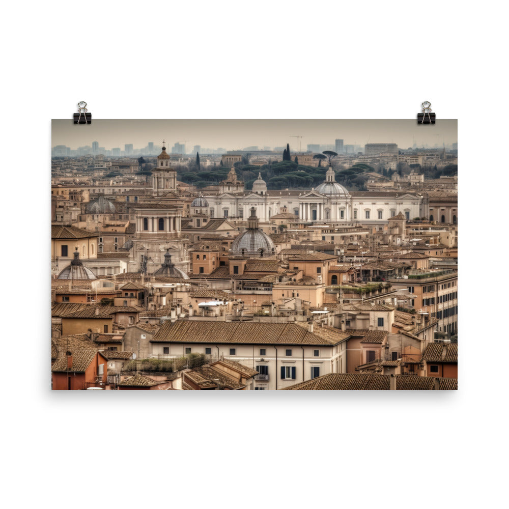 Rome, Italy - The Eternal City photo paper poster - Posterfy.AI